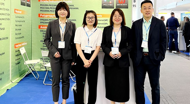 Dotachem 的非離子界面活性劑在 Chemspec Europe 2024 上引起了極大的興趣和詢問